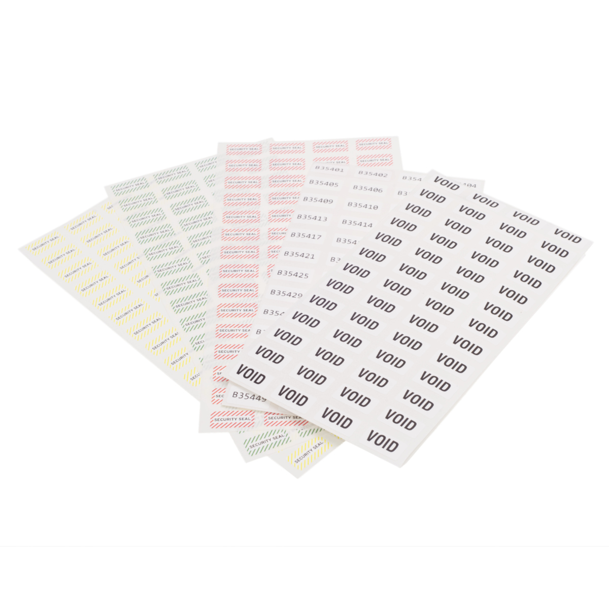 X-Safe 20mm x 10mm Destructible tamper evident labels @ Security Seals ...